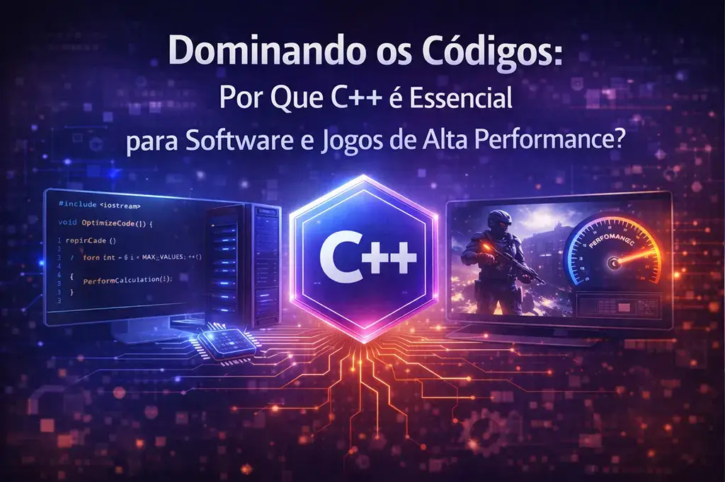 Dominando os Códigos: Por Que C++ é Essencial para Software e Jogos de Alta Performance?